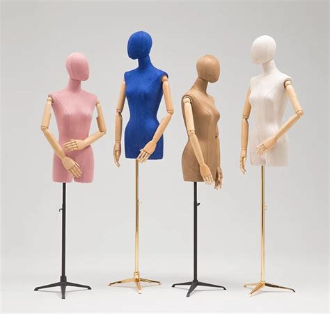 High Quality Fashion Style Female Fabric Display Mannequin Fiberglass
