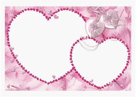 Transparent Heart Frame Png Double Heart Background Png Download