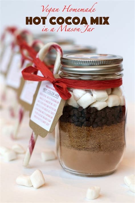 Vegan Homemade Hot Cocoa Mix In A Mason Jar Recipe Homemade Hot Cocoa Hot Cocoa Mix Recipe