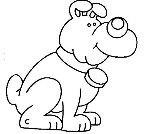 animal coloring funny  cute dog coloring pages