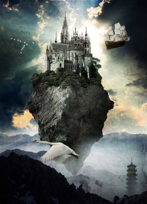 Flying Castle By Mondelfe On Deviantart