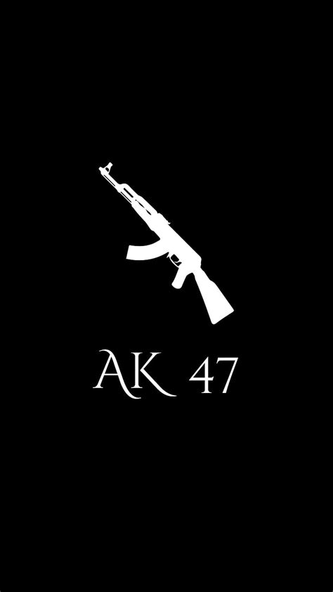 Ak 47 Wallpaper Black
