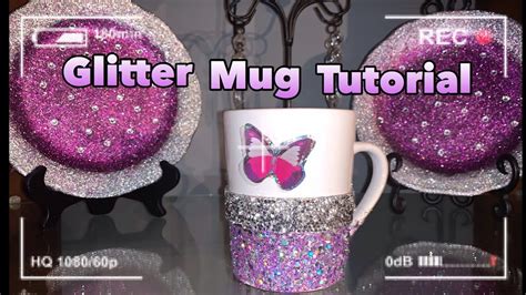 Diy Glitter Coffee Mug Tutorial Youtube