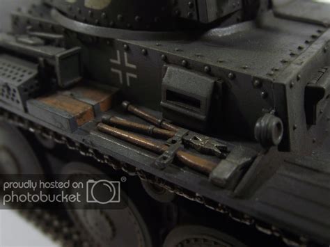 German Pzkpfw 38t 135 Trumpeter Ready For Inspection Armour