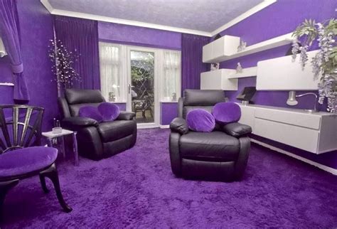 Purple Room Purple Living Room Purple Rooms Purple Walls Purple