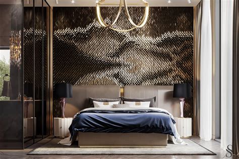 They Love Gold In Dubai Bedroom Inside The Enchanting Villa By
