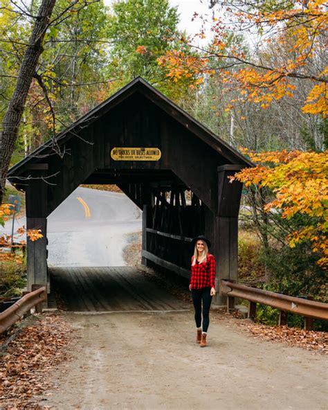 Gold Brook Covered Bridge In Stowe Vermont Fun Life Crisis