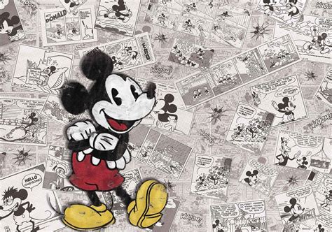 Mickey And Minnie Vintage Wallpaper