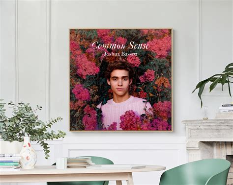 Common Sense Joshua Bassett Album Covercanvas Posterunframe Etsy