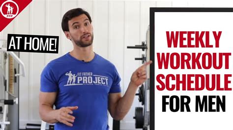 How To Set Up A Home Workout Schedule For Men Fastestwellness