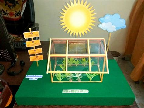 Green House Model Science Projects For Kids Green House Model Green