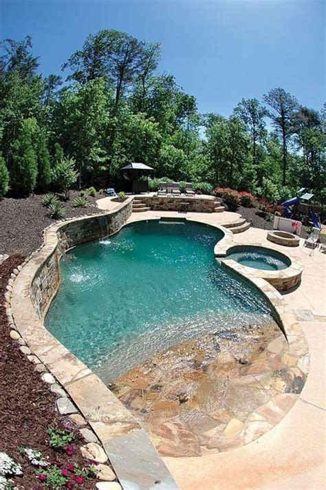 25 Mind Blowing Beach Entry Pool Ideas To Enhance Your Home