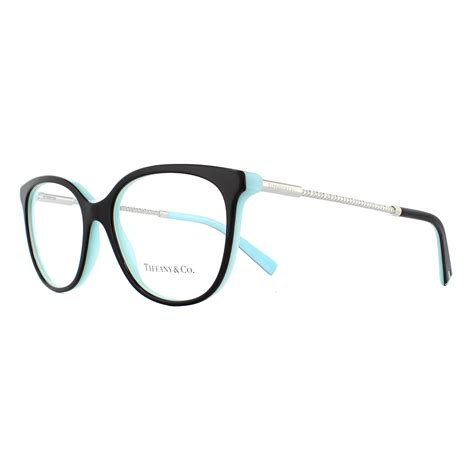 Tiffany Eyeglasses Tf2168 8055 Black Blue 54mm Womens 8053672890969 Ebay