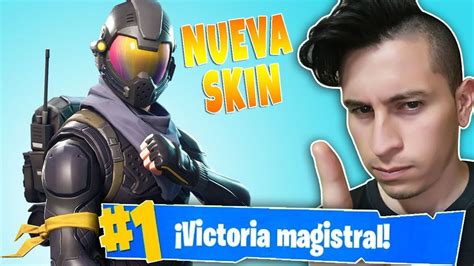 IncreÍble Victoria Con La Nueva Skin Agente Rebelde Fortnite Youtube