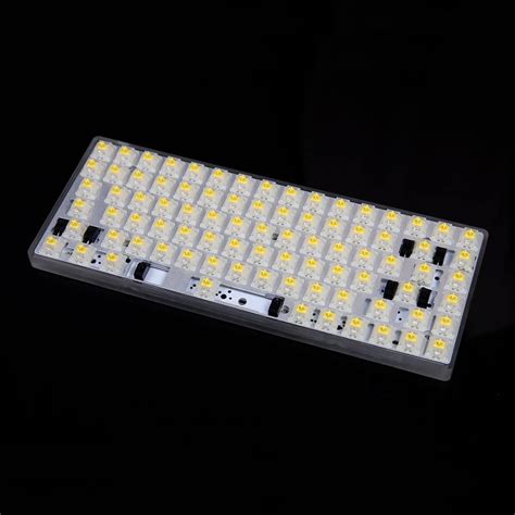 Custom 75 Keyboard Kit With Acrylic Case And Rgb Underglow Flashquark