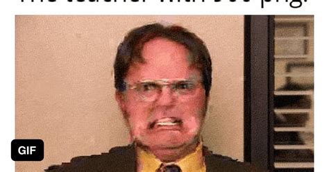 This Degrading  Of Dwight Yelling It Gives Me An Uncanny Valley