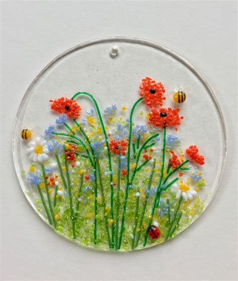 Make At Home Fused Glass Wild Flower Meadow Kit