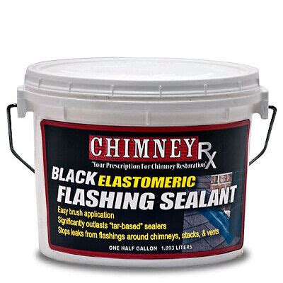 Chimneyrx Black Elastomeric Flashing Sealant Gal Ebay