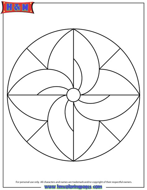 Free coloring pages of simple mandala s