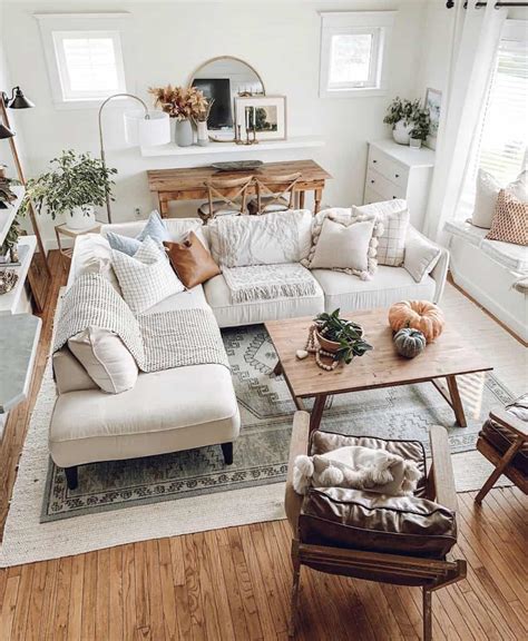 Fall Boho Modern Farmhouse Living Room Decor The Beauty Revival