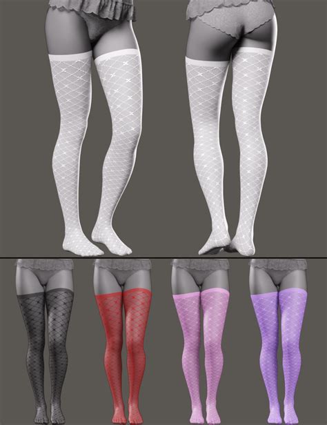 Cnb Lace Stockings For Genesis 8 And 81 Females Daz 3d
