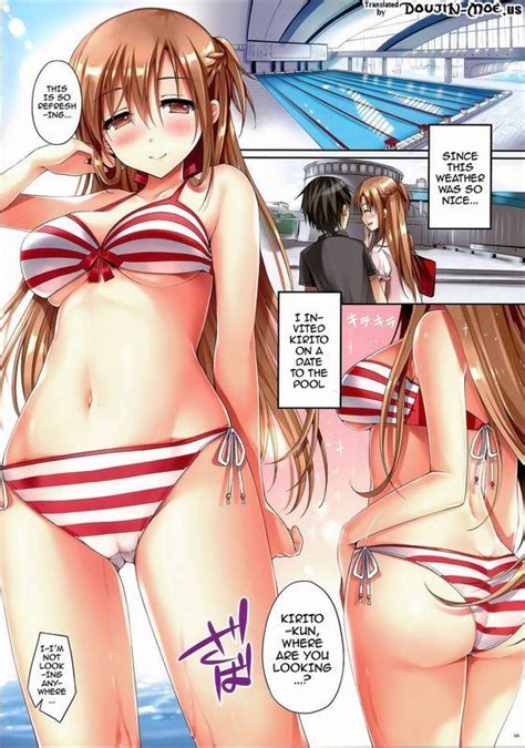 Fully Colored And Uncensored Manga With Sexy Babe Wearing Swimsuit