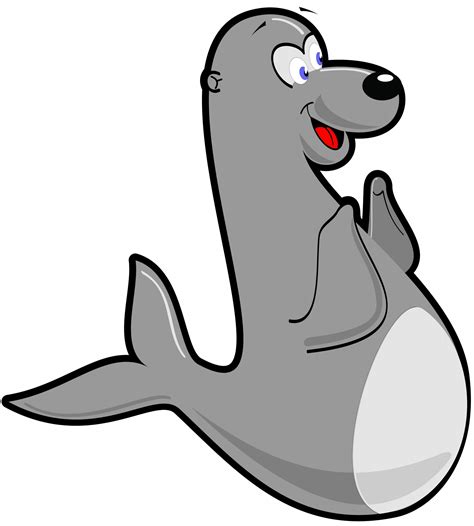 Cartoon Seal Clapping
