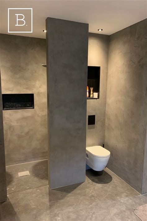 beton cire wand badkamer design badkamer badkamer ontwerp