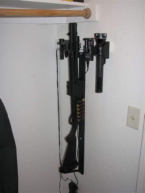 Took me around 30 mins to put this together. Pin on Home self defense shotgun rack