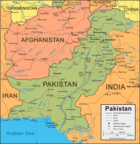 Map Of Pakistan