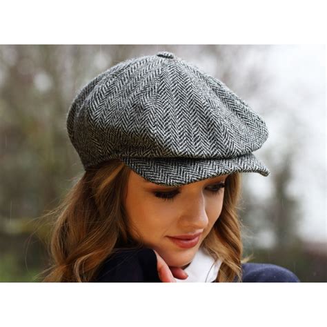 Irish Dundalk Grey Wool Cap Hanna Hats Reference 9976 Chapellerie