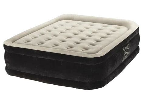 King Koil 29170 Queen Size Air Mattress With Built In Pump Black For Sale Online Ebay
