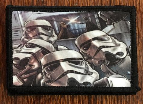 Star Wars Stormtrooper Selfie Morale Patch Custom Velcro Morale Patches