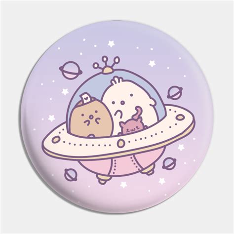 Kawaii Cute Anime Chibi Spaceship Galaxy Cat Galaxy Pin Teepublic