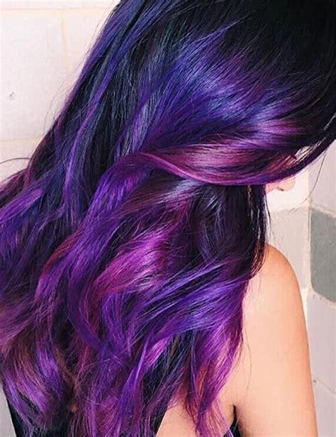 how to do purple ombre hair at home