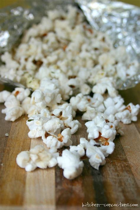 Campfire Parmesan Popcorn Kitchen Concoctions