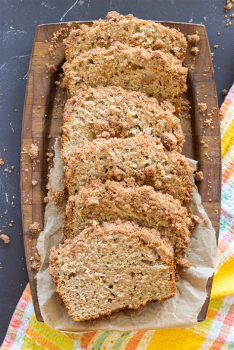 I loved that it made so much streusel for i refrigerated the remaining and will be using it on future muffins & breads.will save a lot of time when i make any other breakfast bread/muffin recipe & it stays fresh in the frig for a very long time! Zucchini Banana Bread With Streusel Topping - The Gold ...