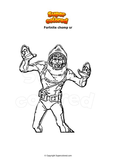 Coloring Page Fortnite Peely Bone Supercolored