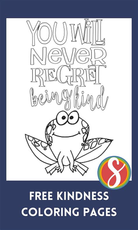 26 Free Kindness Coloring Pages — Stevie Doodles