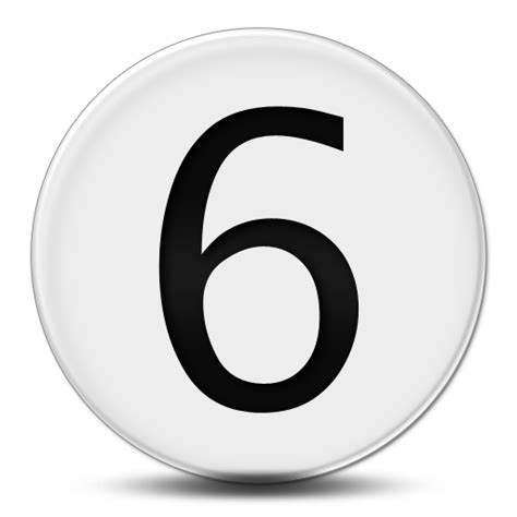 Number 6 Png Images Transparent Background Png Play