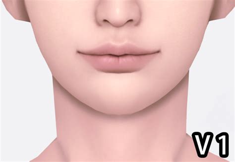 Пресет челюсти Jaw Preset by jiumiQAQ Пресеты для Sims Моды слайдеры пресеты для Sims