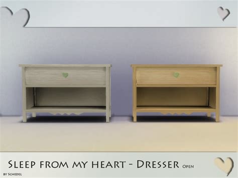 The Sims Resource Sleep From My Heart Dresser Open
