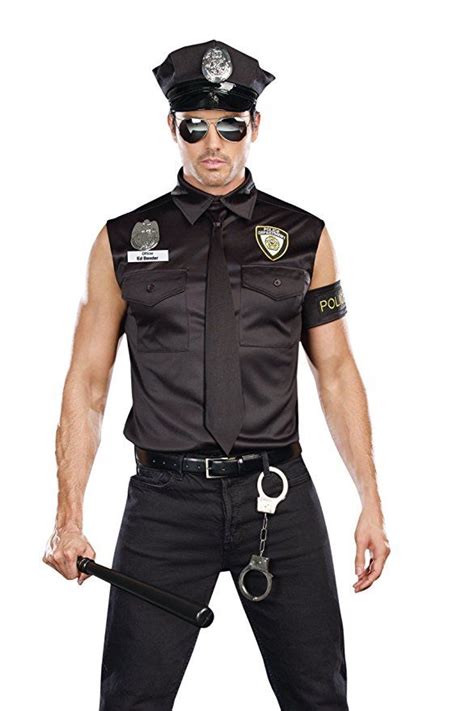 sexy cop halloween costumes men