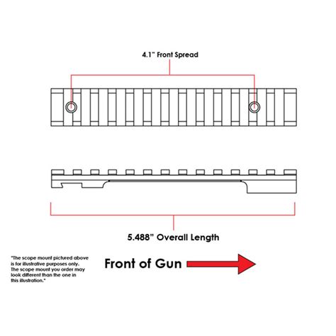 Egw Hd Springfield 03a3 03a4 Picatinny Scope Mount The Country Shed