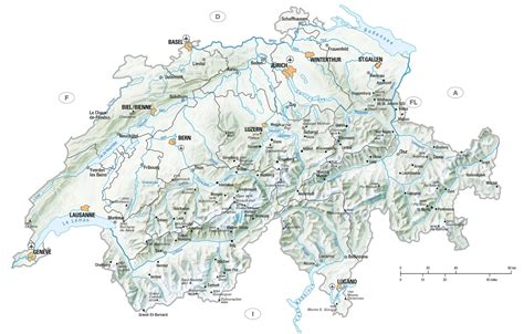 Svizzera Cartina Fisica Svizzera Carta Geografica Mappa Della Porn