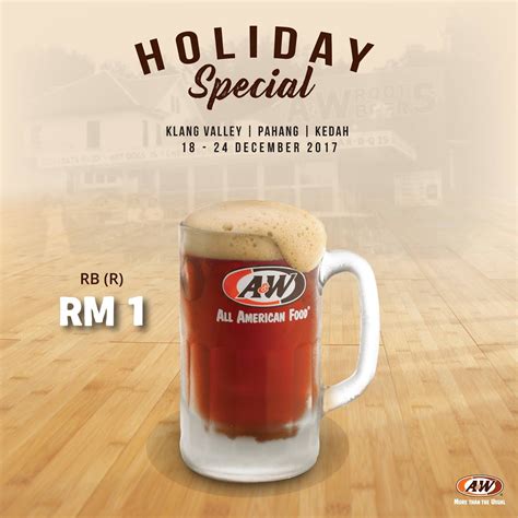 The 6 selangor districts affected are: A&W RM1 Regular Root Beer @ Klang Valley, Kuantan & Sungai ...