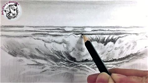 Desenho De Mar Facil