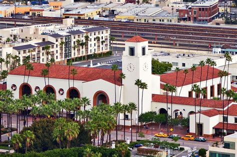 Union Station In Los Angeles The Citys Main Railway Station And