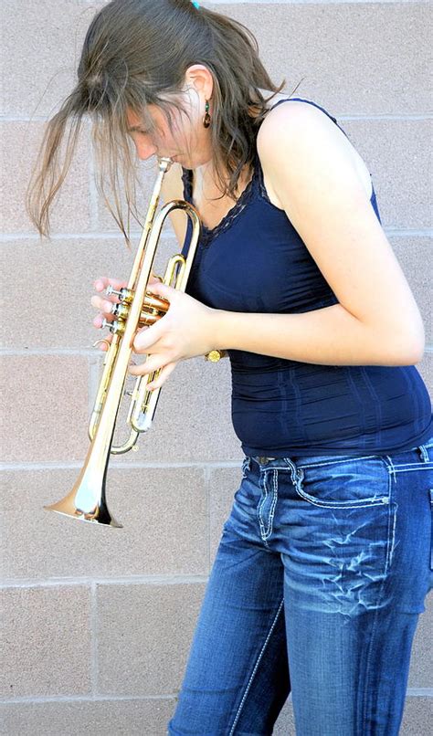 Female Trumpet Player Photograph By Oscar Williams Fine Art America