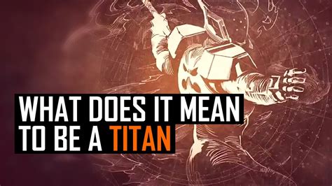 In lithuanian it means aunt….ty. Destiny: What does it mean to be a Titan? - YouTube